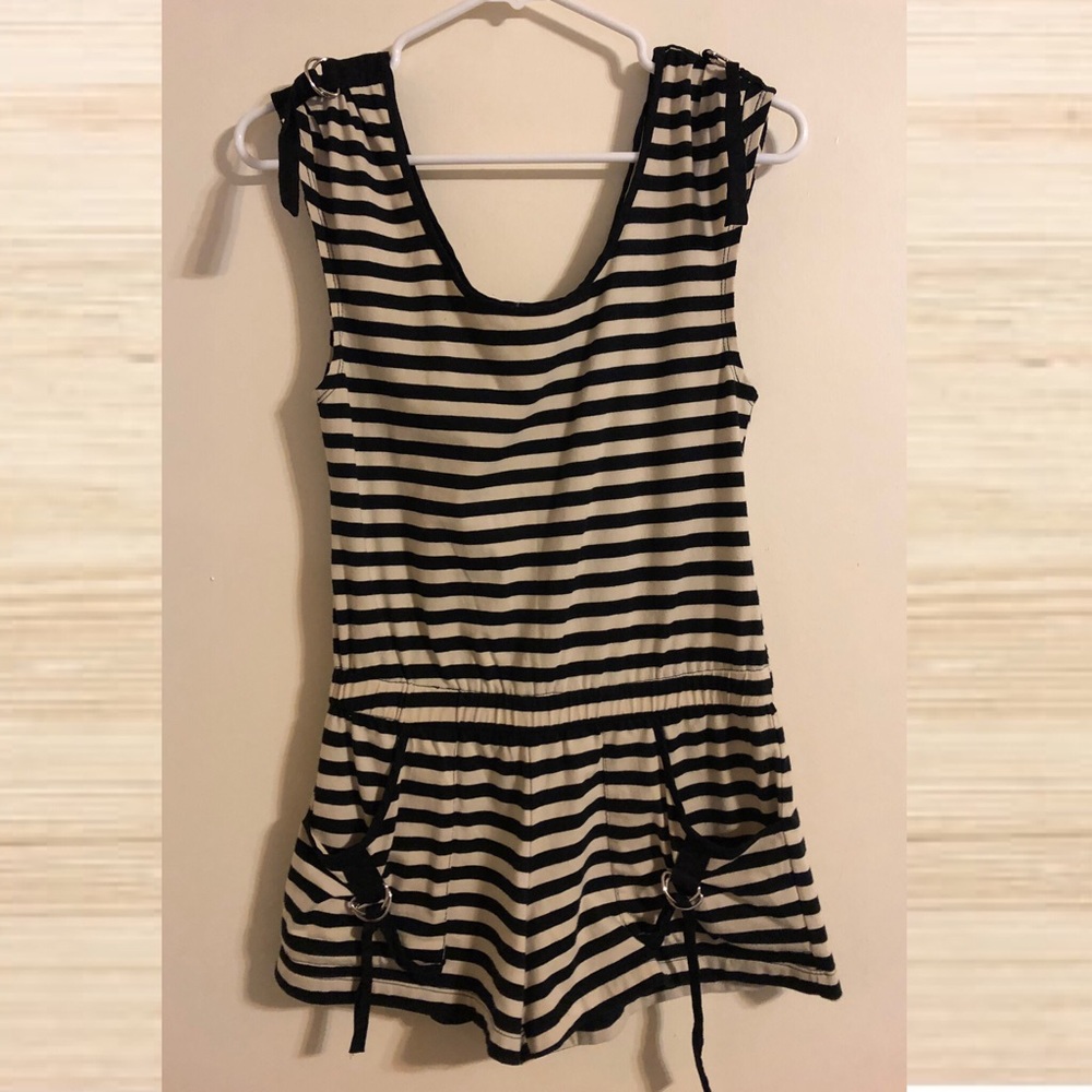 Charlotte Russe Striped Romper